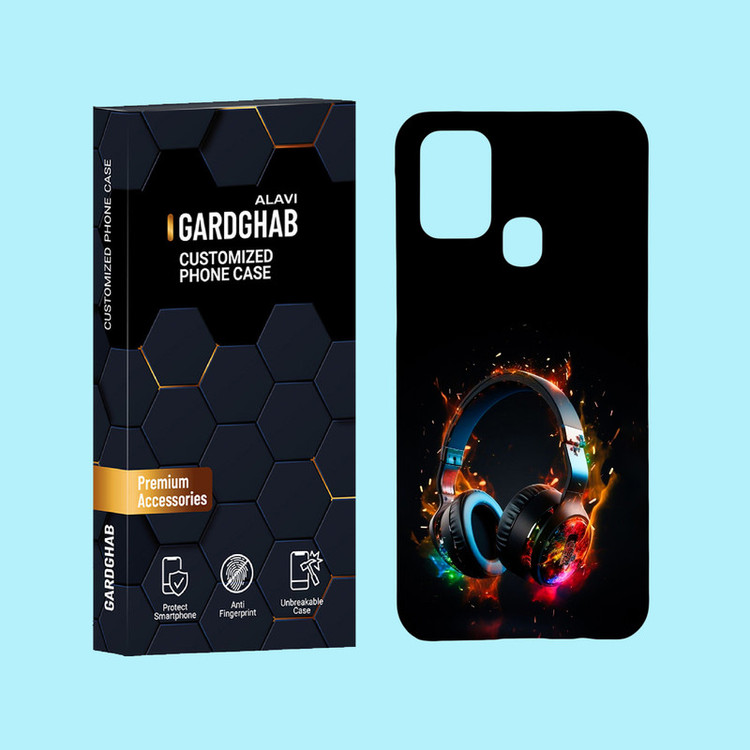 کاور گارد قاب علوی مدل ساز و موزیک مناسب برای گوشی موبایل سامسونگ Galaxy M31