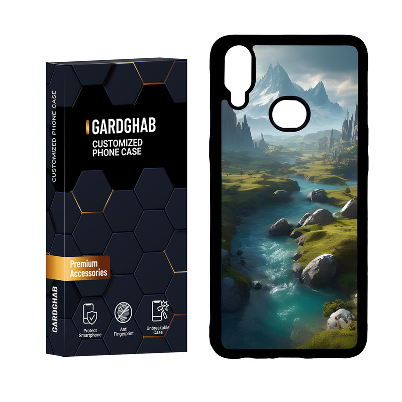 کاور گارد قاب مدل دورژله ای هنری مناسب برای گوشی موبایل سامسونگ Galaxy A10s