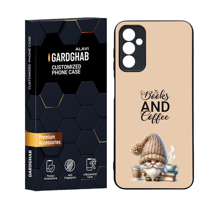 کاور گارد قاب علوی مدل دورژله ای پشت گلس فانتزی مناسب برای گوشی موبایل سامسونگ Galaxy M13 4G