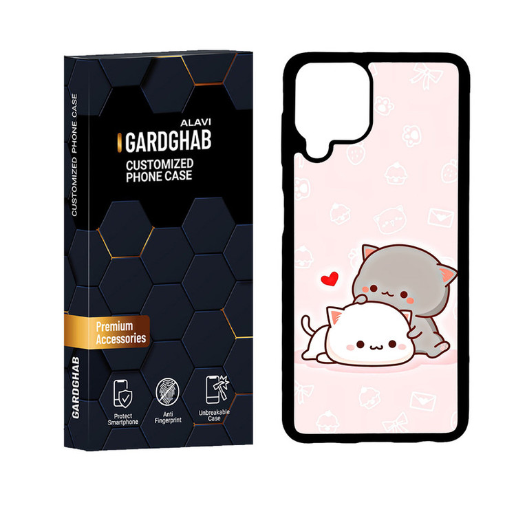 کاور گارد قاب علوی دورژله ای مدل عاشقانه مناسب برای گوشی موبایل سامسونگ Galaxy A22 4G