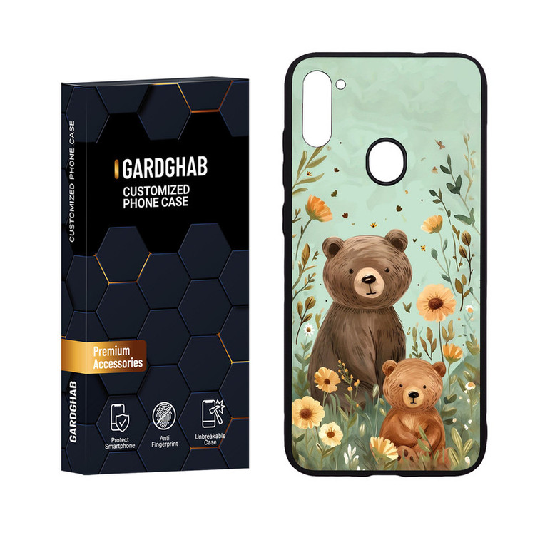 کاور گارد قاب مدل پشت گلس فانتزی مناسب برای گوشی موبایل سامسونگ Galaxy A11 / M11