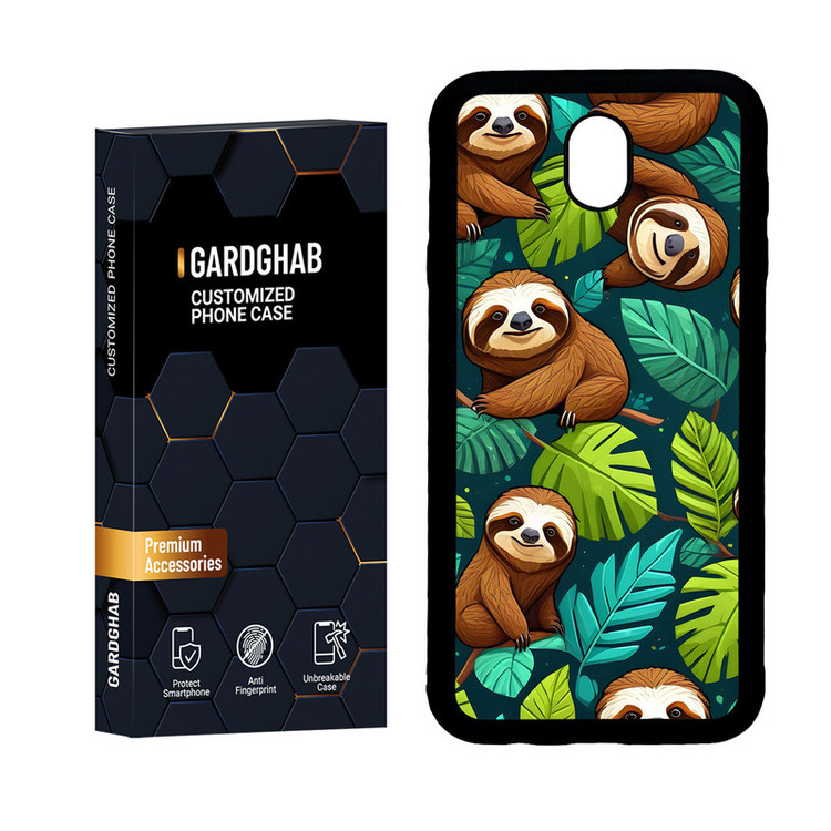 کاور گارد قاب مدل دور ژله ای هنری مناسب برای گوشی موبایل سامسونگ Galaxy J5 Pro