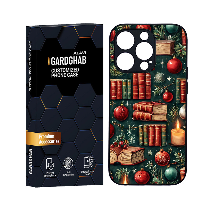 کاور گارد قاب علوی مدل دورژله ای هنری مناسب برای گوشی موبایل اپل iPhone 14 Pro