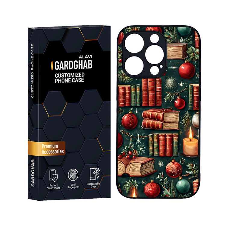 کاور گارد قاب علوی مدل دورژله ای هنری مناسب برای گوشی موبایل اپل iPhone 14 Pro