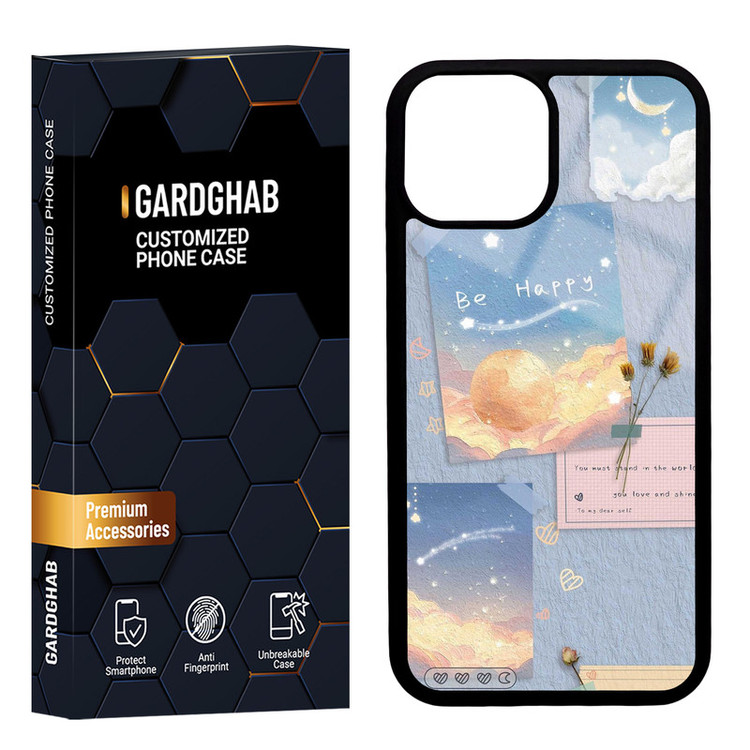 کاور گارد قاب مدل دور ژله ای فانتزی مناسب برای گوشی موبایل اپل iPhone 13 Mini