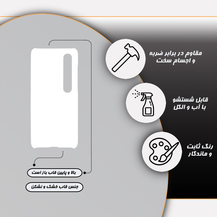 کاور گارد قاب مدل دخترانه مناسب برای گوشی موبایل شیائومی MI 10 5G