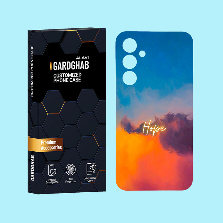 کاور گارد قاب علوی مدل متن مناسب برای گوشی موبایل سامسونگ Galaxy A55