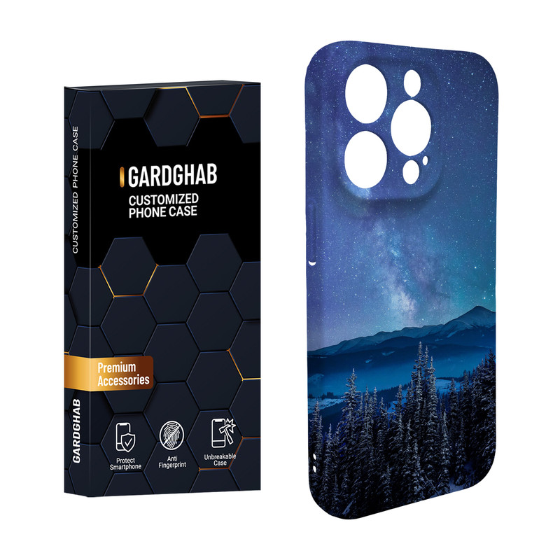 کاور گارد قاب مدل منظره و طبیعت مناسب برای گوشی موبایل اپل iPhone15 pro