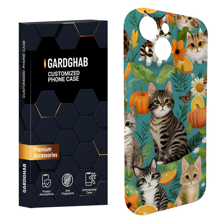 کاور گاردقاب مدل هنری مناسب برای گوشی موبایل اپل iPhone15 plus