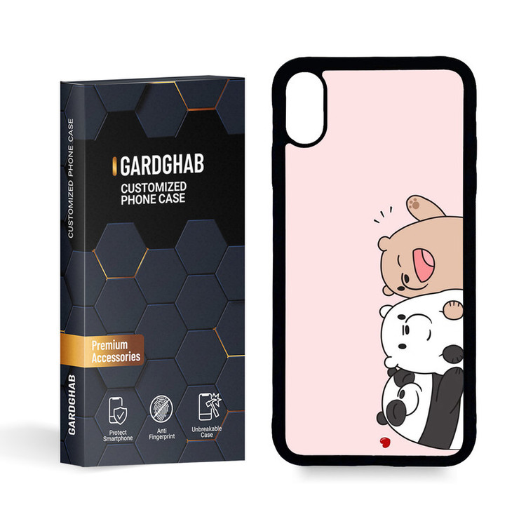 کاور گارد قاب مدل پشت گلس فانتزی مناسب برای گوشی موبایل اپل iPhone XS MAX