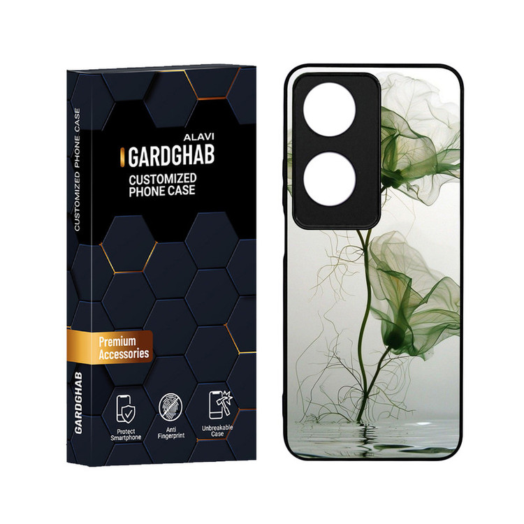 کاور گارد قاب علوی مدل دور ژله ای هنری مناسب برای گوشی موبایل آنر X7B 4G