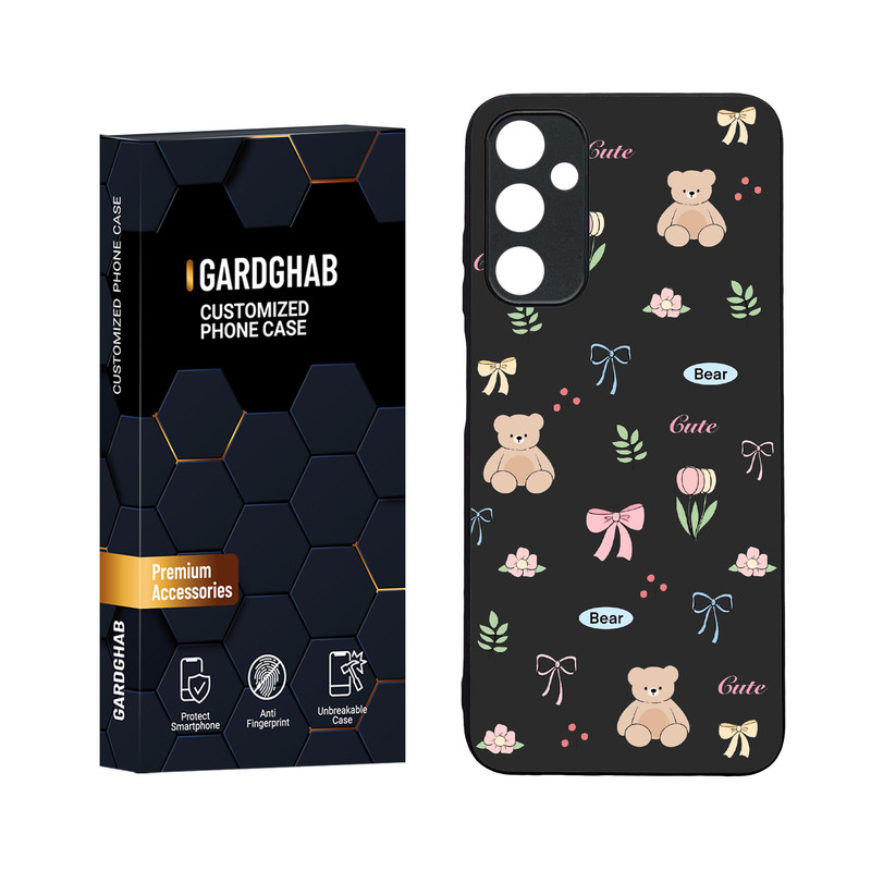 کاور گارد قاب مدل دورژله ای پشت گلس فانتزی مناسب برای گوشی موبایل سامسونگ Galaxy A05s