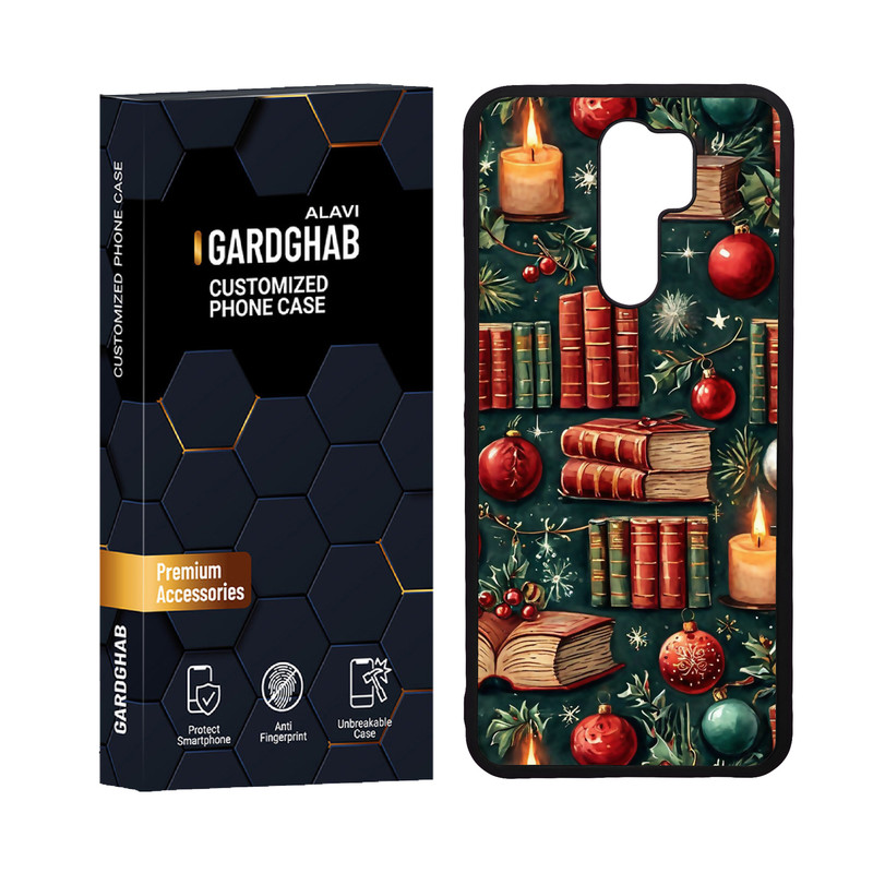 کاور گارد قاب علوی مدل دورژله ای هنری مناسب برای گوشی موبایل شیائومی Redmi 9 / Redmi 9 Prime