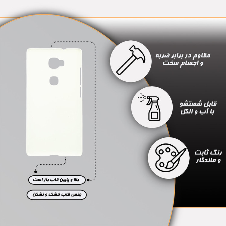کاور گارد قاب مدل ساده مناسب برای گوشی موبایل آنر 5X