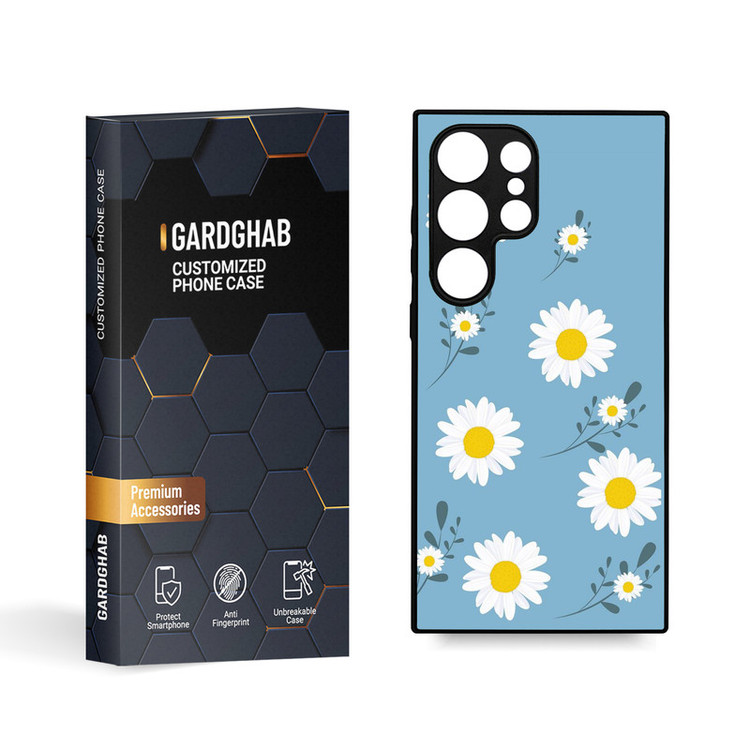 کاور گارد قاب مدل گل مناسب برای گوشی موبایل سامسونگ Galaxy S24 Ultra