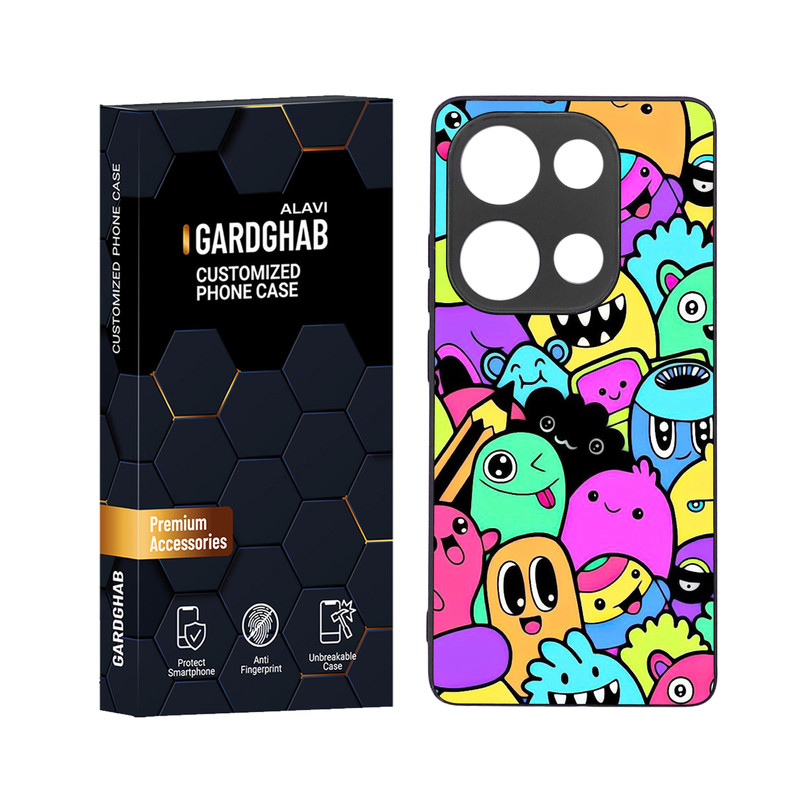 کاور گارد قاب علوی مدل دور ژله ای مناسب برای گوشی موبایل شیائومی Redmi Note 13 Pro 4G