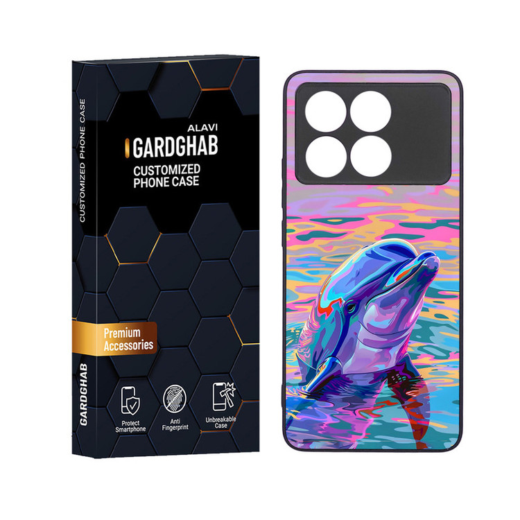 کاور گارد قاب علوی مدل دور ژله ای مناسب برای گوشی موبایل شیائومی Poco X6 Pro