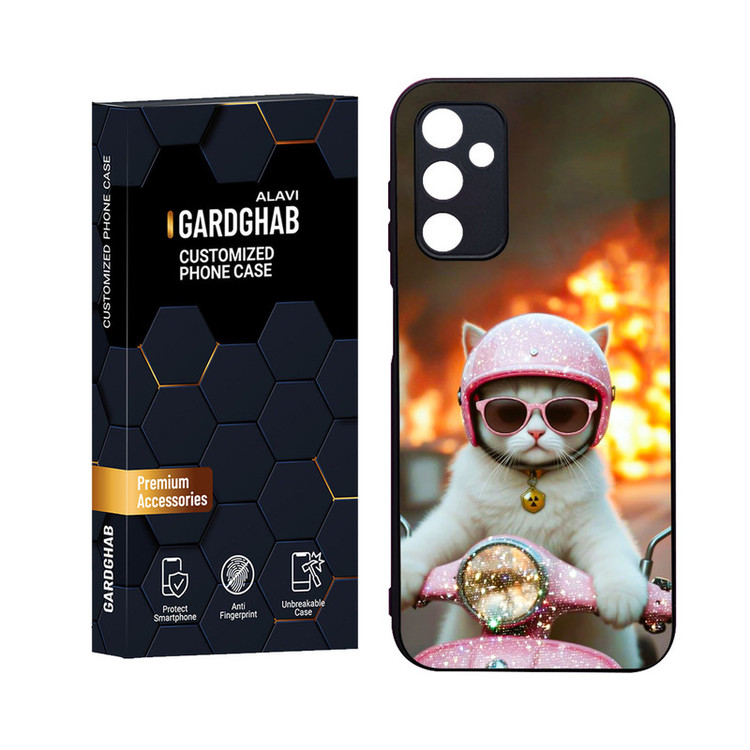 کاور گارد قاب علوی مدل Glass مناسب برای گوشی موبایل سامسونگ Galaxy A14