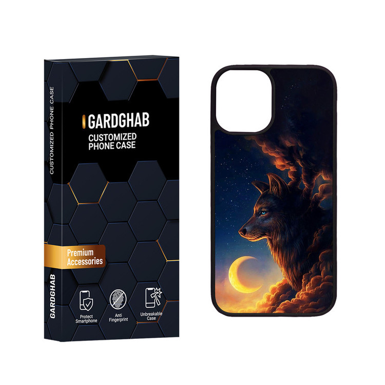 کاور گارد قاب مدل دور ژله ای پشت گلس پسرانه مناسب برای گوشی موبایل اپل iPhone 12 Mini