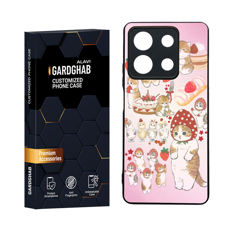 کاور گارد قاب مدل دورژله ای فانتزی مناسب برای گوشی موبایل شیائومی Redmi Note 13 5G