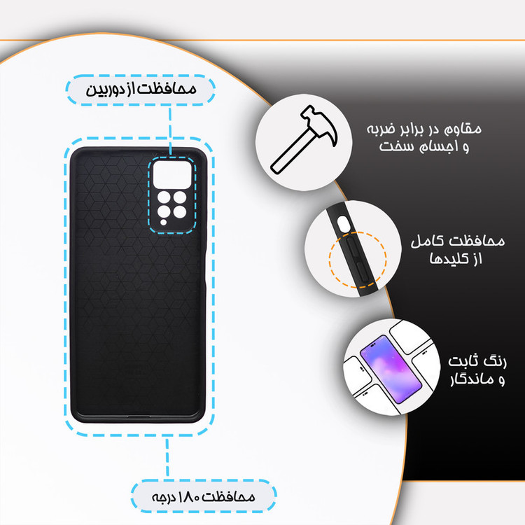 کاور گارد قاب علوی مدل دورژله ای حیوانات مناسب برای گوشی موبایل شیائومی Redmi Note 12 Pro 4G