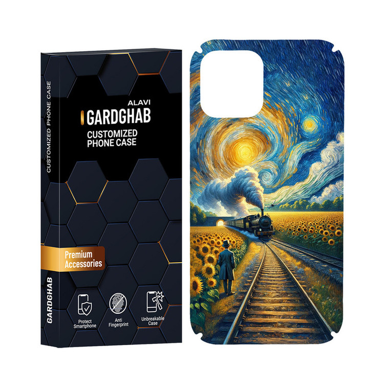 کاور گارد قاب مدل هنری مناسب برای گوشی موبایل اپل iPhone 12 pro