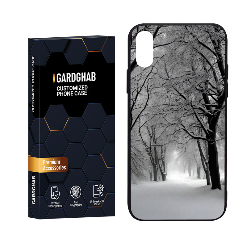 کاور گارد قاب مدل طبیعت مناسب برای گوشی موبایل اپل iPhone X/Xs