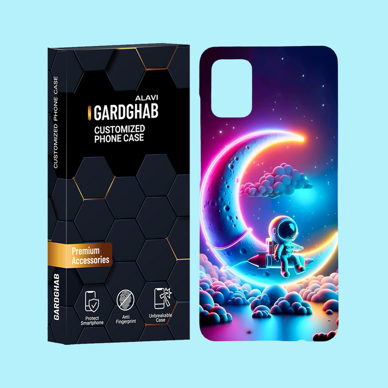 کاور گارد قاب علوی مدل فضانورد مناسب برای گوشی موبایل سامسونگ Galaxy A51 4G
