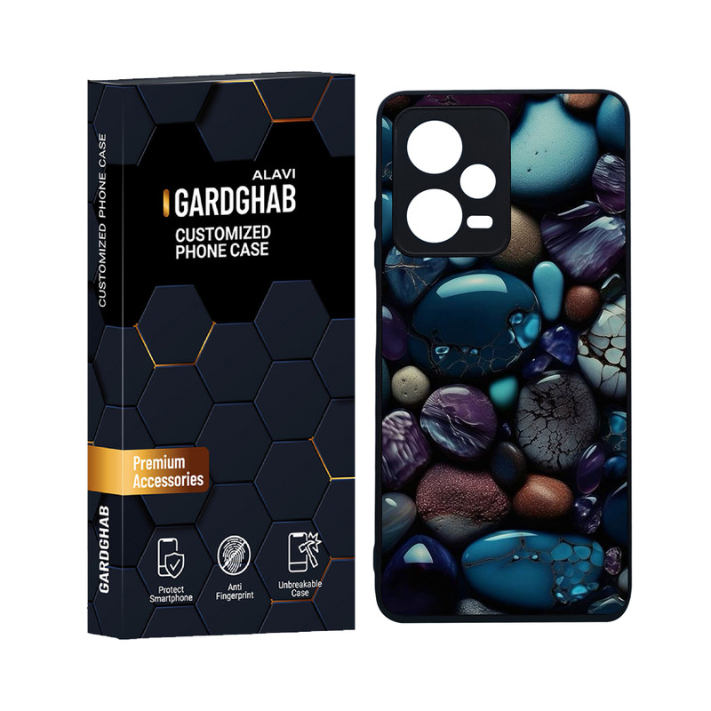 کاور گارد قاب علوی مدل دورژله ای هنری مناسب برای گوشی موبایل شیائومی Redmi Note 12 Pro 5G