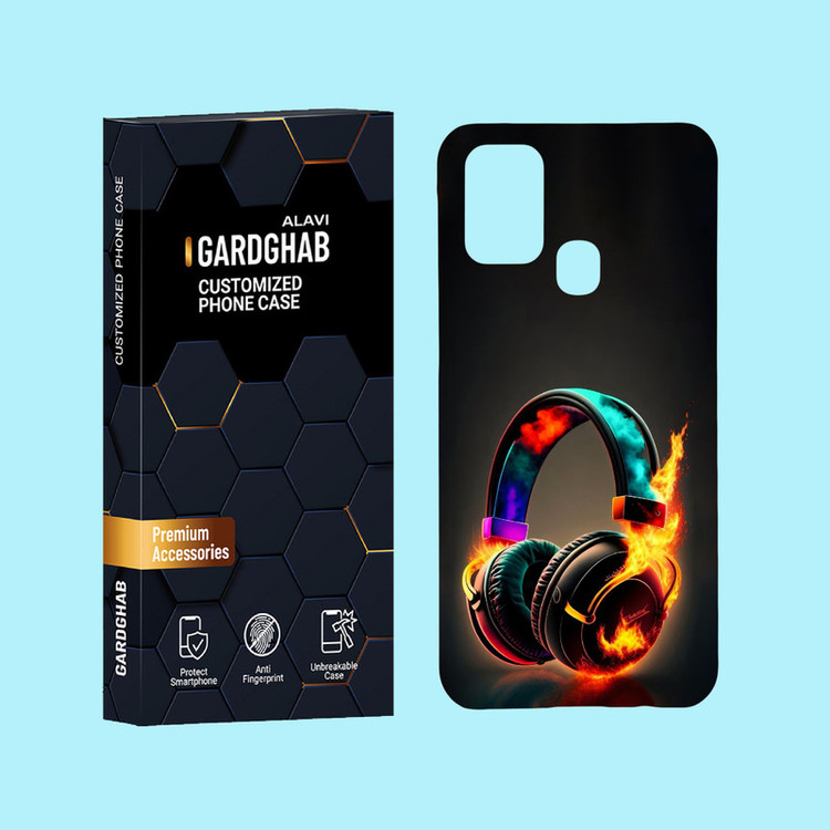کاور گارد قاب علوی مدل ساز و موزیک مناسب برای گوشی موبایل سامسونگ Galaxy M31