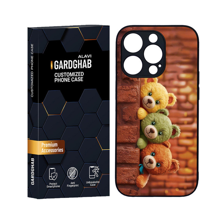 کاور گارد قاب علوی مدل دورژله ای کارتنی و انیمه مناسب برای گوشی موبایل اپل iPhone 14 Pro