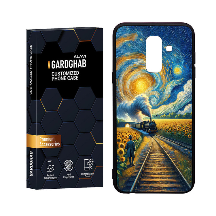 کاور گارد قاب علوی مدل Glass مناسب برای گوشی موبایل سامسونگ Galaxy A6 Plus