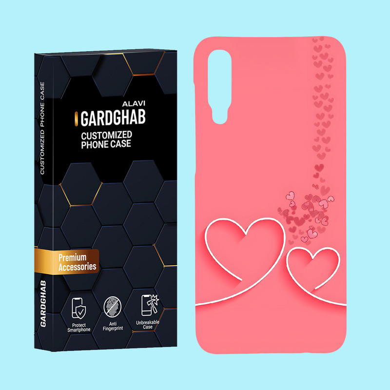 کاور گارد قاب علوی مدل عاشقانه مناسب برای گوشی موبایل سامسونگ Galaxy A50 / A50s /  A30s