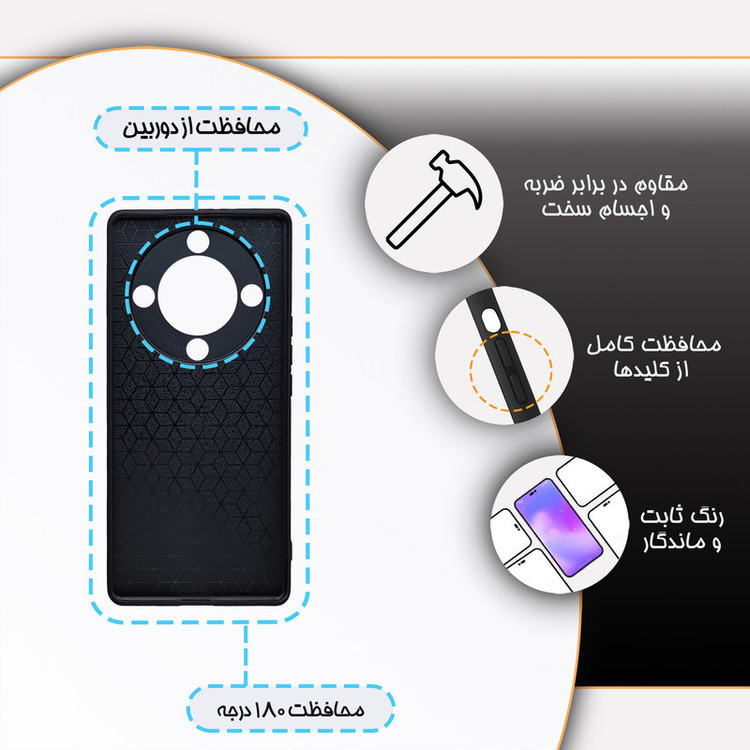 کاور گارد قاب مدل دخترانه مناسب برای گوشی موبایل آنر X9A 5G