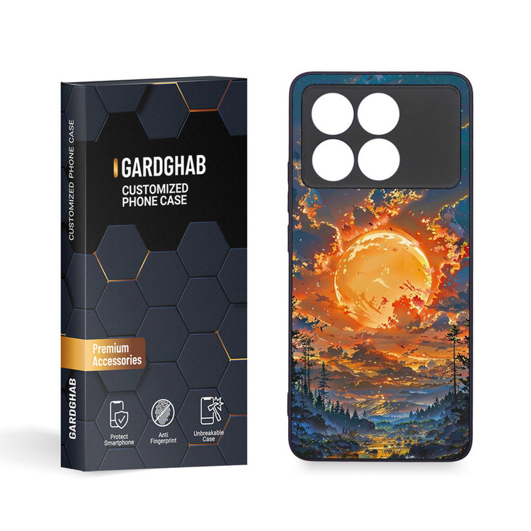 کاور گارد قاب مدل منظره مناسب برای گوشی موبایل شیائومی Poco X6 Pro 5G