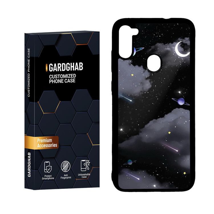 کاور گارد قاب مدل دور ژله ای هنری مناسب برای گوشی موبایل سامسونگ Galaxy A11 / M11