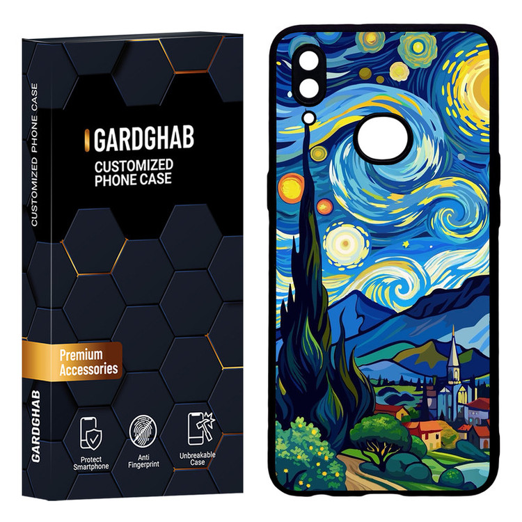 کاور گارد قاب مدل دور ژله ای هنری مناسب برای گوشی موبایل سامسونگ Galaxy A10s