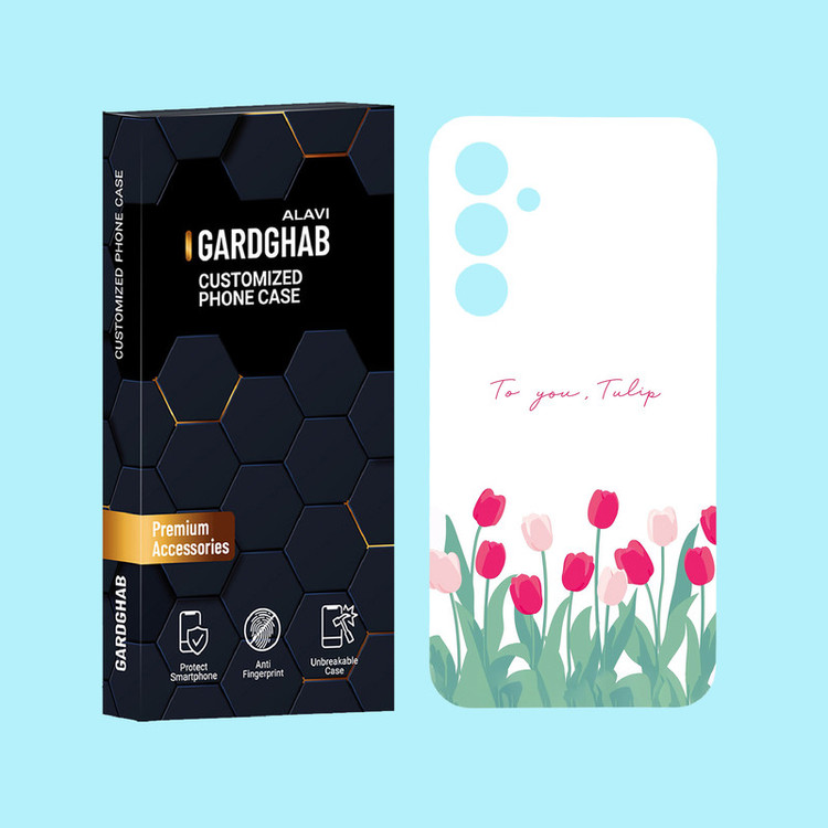 کاور گارد قاب علوی مدل گل مناسب برای گوشی موبایل سامسونگ Galaxy A55