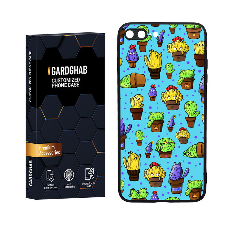کاور گارد قاب مدل دورژله ای فانتزی مناسب برای گوشی موبایل اپل iPhone 7 Plus / 8 plus