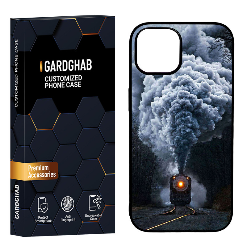 کاور گارد قاب مدل دور ژله ای پشت گلس پسرانه مناسب برای گوشی موبایل اپل iPhone 15