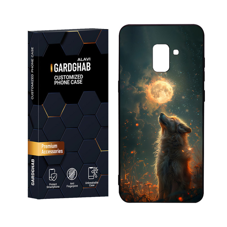 کاور گارد قاب علوی مدل Glass مناسب برای گوشی موبایل سامسونگ Galaxy A8 Plus