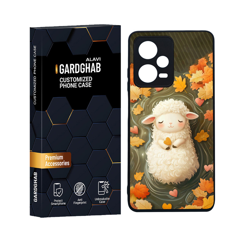 کاور گارد قاب علوی مدل دورژله ای کارتنی و انیمه مناسب برای گوشی موبایل شیائومی Redmi Note 12 Pro 5G