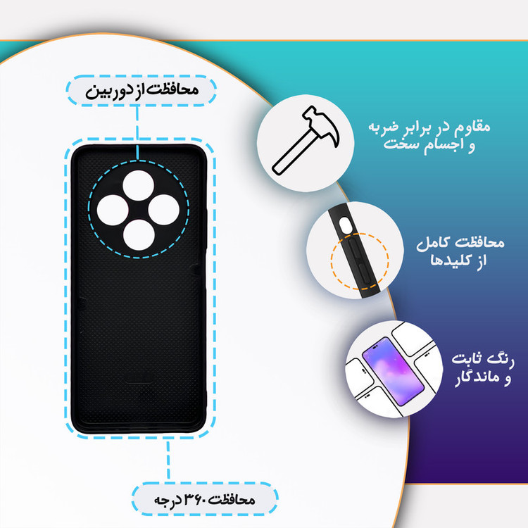 کاور گارد قاب علوی مدل MLG مناسب برای گوشی موبایل شیائومی Redmi 14c 4g
