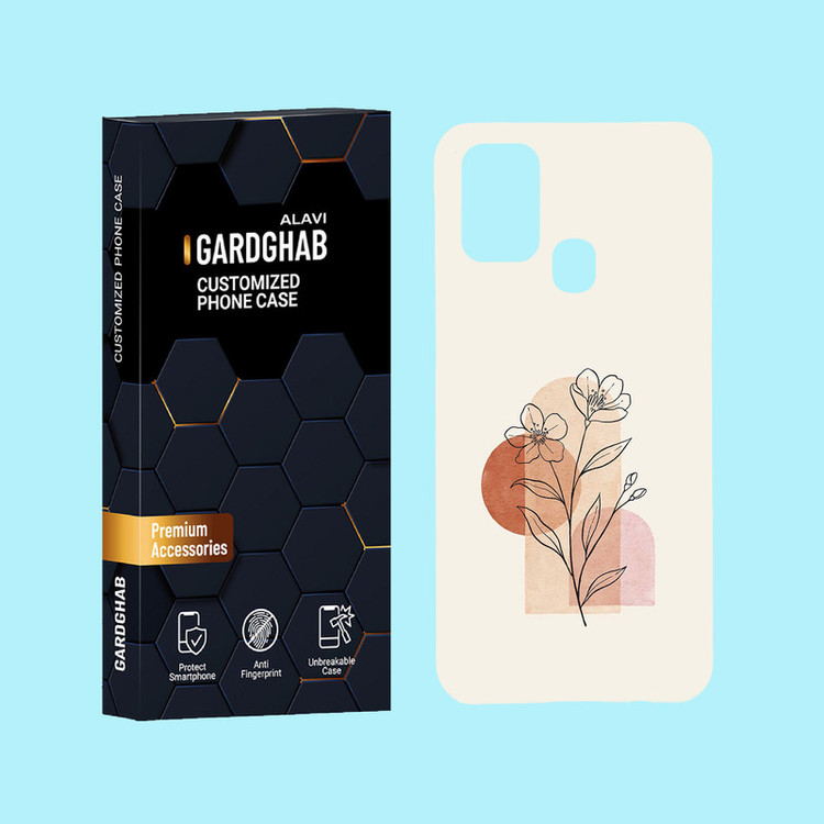 کاور گارد قاب علوی مدل گل مناسب برای گوشی موبایل سامسونگ Galaxy M31