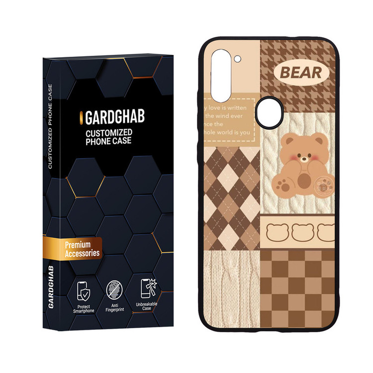 کاور گارد قاب مدل پشت گلس فانتزی مناسب برای گوشی موبایل سامسونگ Galaxy A11 / M11