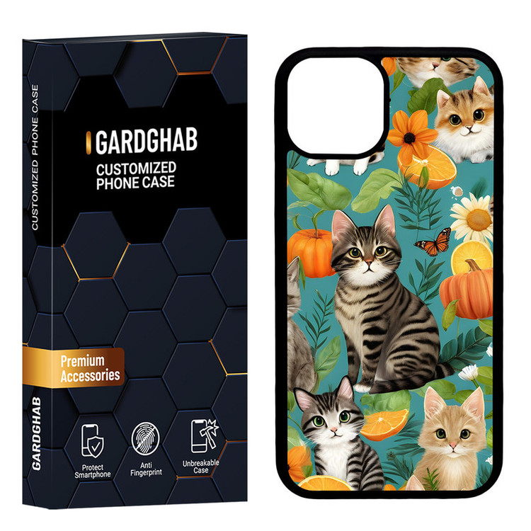 کاور گارد قاب مدل پشت گلس هنری مناسب برای گوشی موبایل اپل iPhone 13
