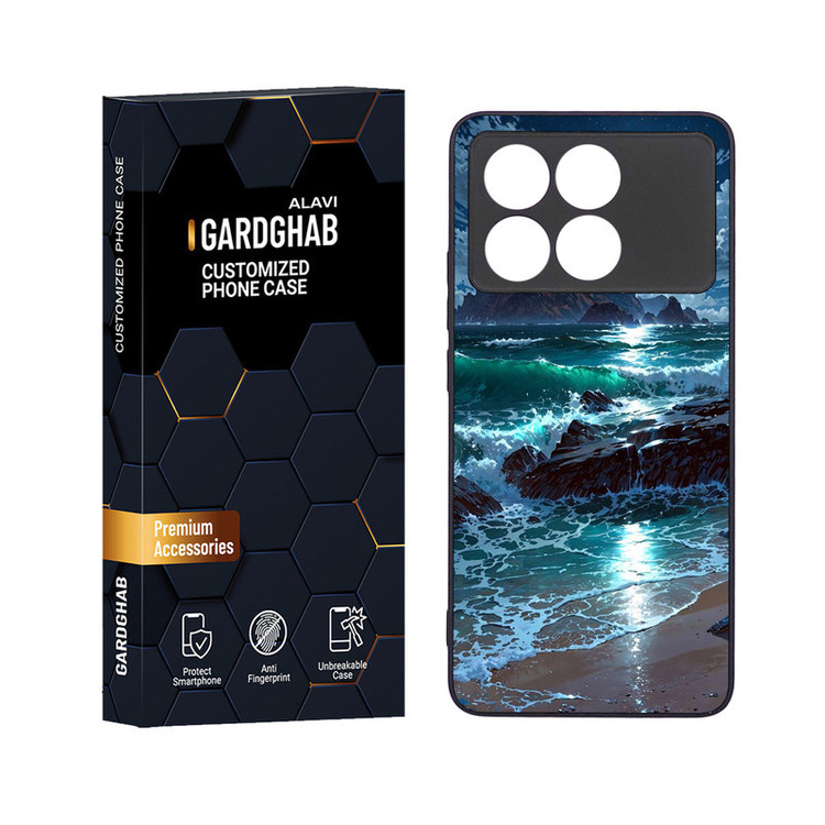 کاور گارد قاب علوی مدل دور ژله ای مناسب برای گوشی موبایل شیائومی Poco X6 Pro