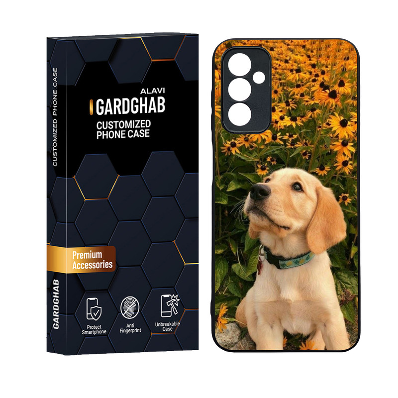 کاور گارد قاب علوی مدل دورژله ای پشت گلس حیوانات مناسب برای گوشی موبایل سامسونگ Galaxy M13 4G