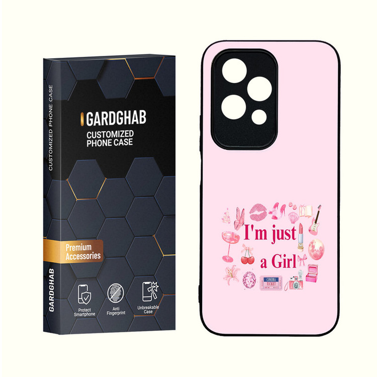 کاور گارد قاب مدل دور ژله ای گلس دخترانه مناسب برای گوشی انر Honor 200Lite 5G