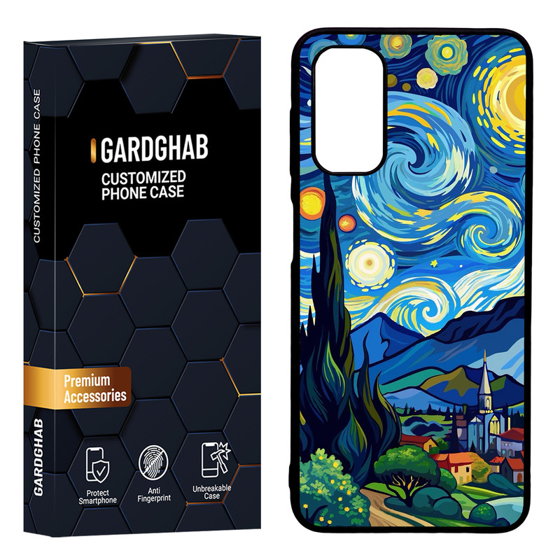 کاور گارد قاب مدل دور ژله ای هنری مناسب برای گوشی موبایل سامسونگ Galaxy A13 5G / A04s